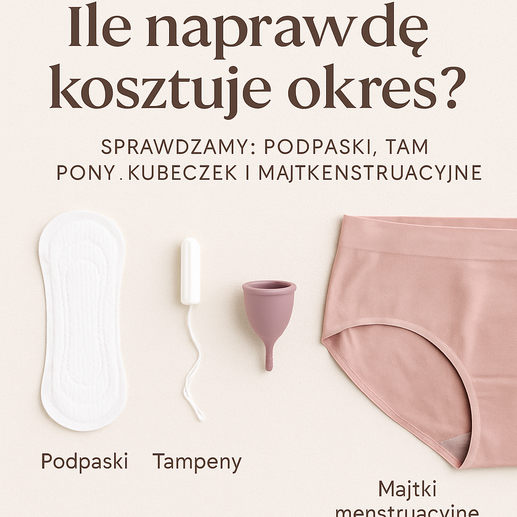 Ile naprawdę kosztuje okres? Sprawdzamy: podpaski, tampony, kubeczek i majtki menstruacyjne