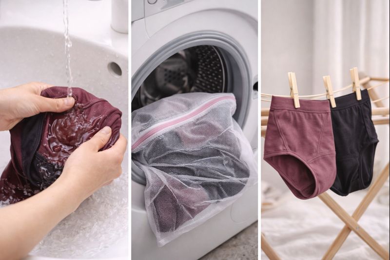 Jak prać majtki i bieliznę menstruacyjną, żeby służyły latami i zachowały chłonność?