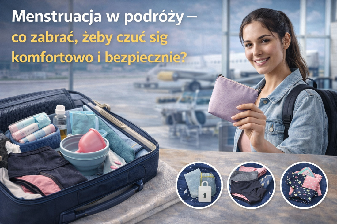 Menstruacja w podróży – co zabrać, żeby czuć się komfortowo i bezpiecznie?