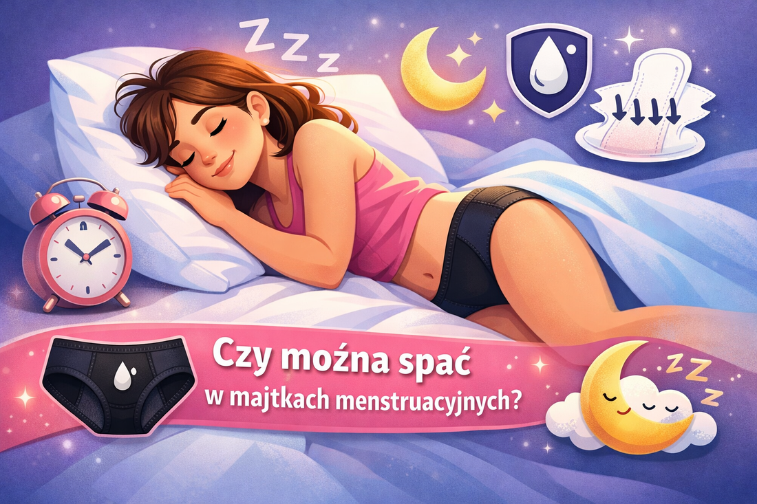 Czy można spać w majtkach menstruacyjnych? Kompletny poradnik