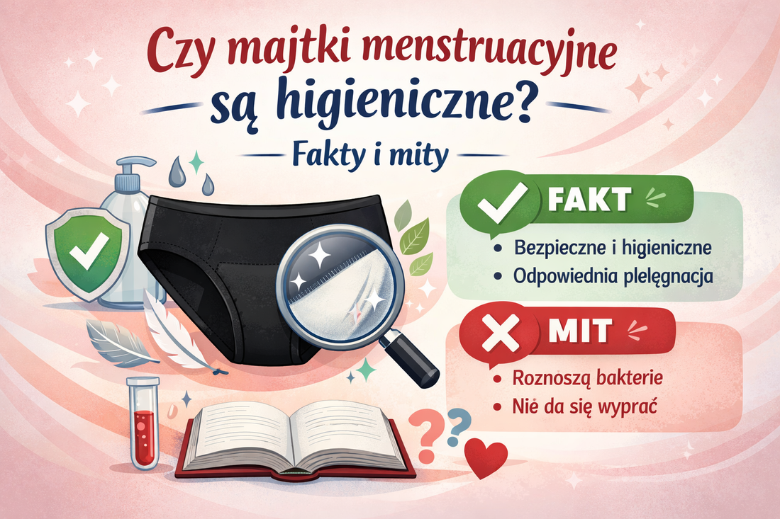 Czy majtki menstruacyjne są higieniczne? Fakty i mity