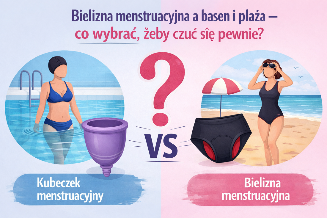 Bielizna menstruacyjna a basen i plaża – co wybrać, żeby czuć się pewnie?