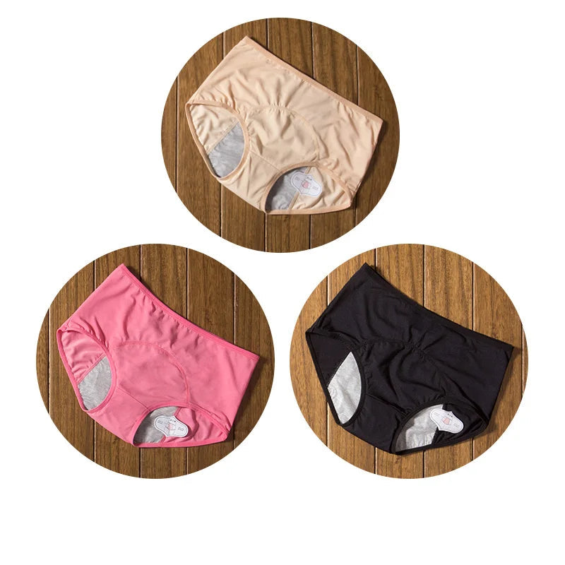 3-pak majtek menstruacyjnych Plus Size Laura