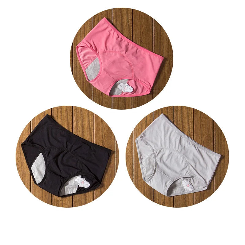 3-pak majtek menstruacyjnych Plus Size Laura
