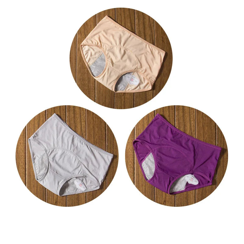3-pak majtek menstruacyjnych Plus Size Laura