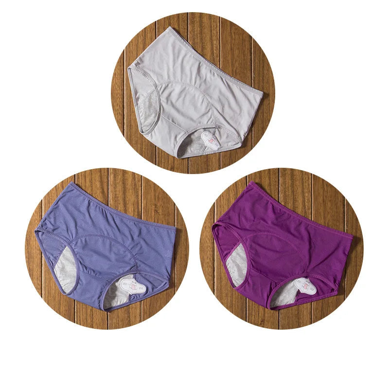 3-pak majtek menstruacyjnych Plus Size Laura
