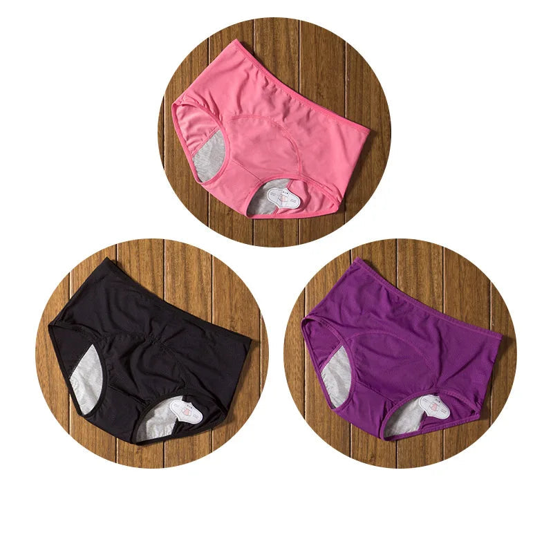 3-pak majtek menstruacyjnych Plus Size Laura