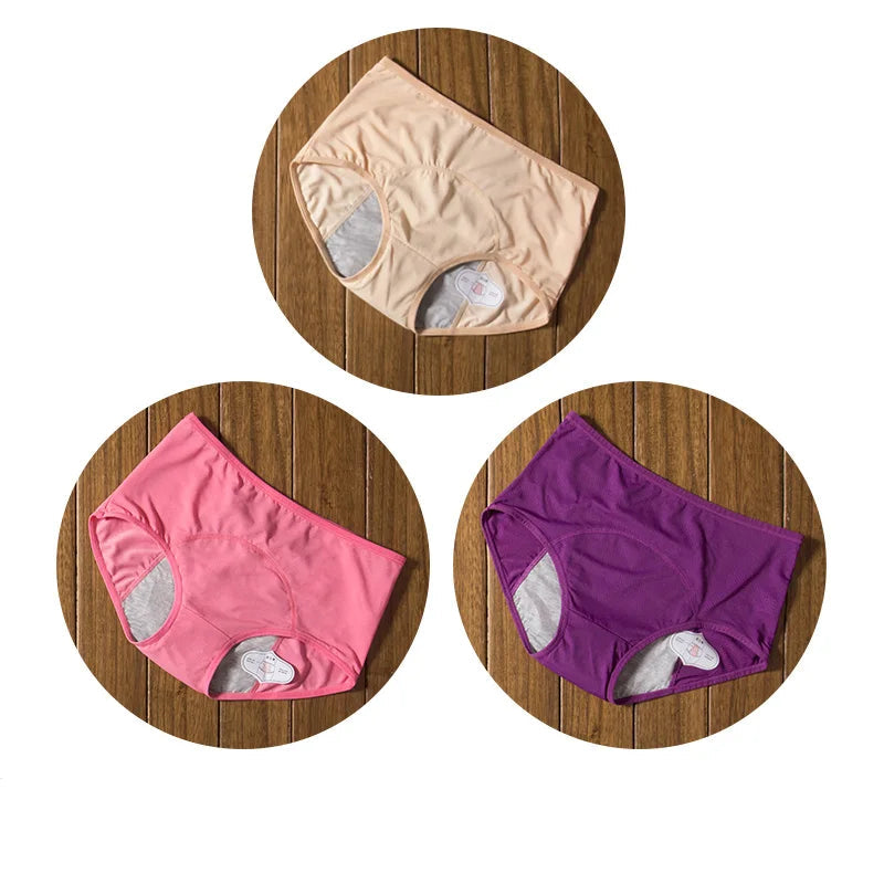 3-pak majtek menstruacyjnych Plus Size Laura