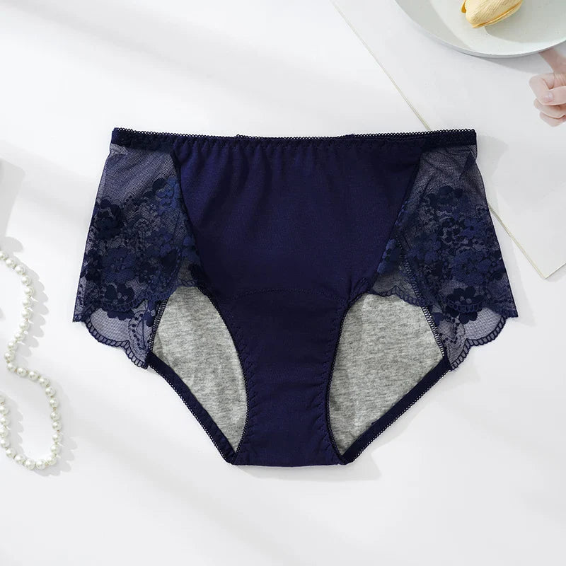 Figi menstruacyjne z koronką Iza-okresowelove.pl