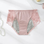 Figi menstruacyjne z koronką Iza-okresowelove.pl