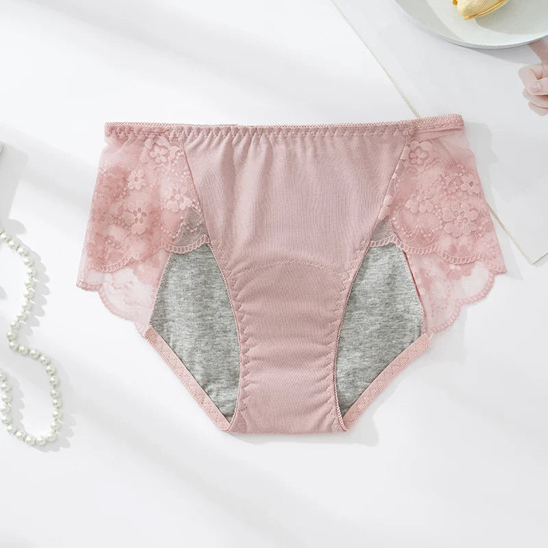 Figi menstruacyjne z koronką Iza-okresowelove.pl