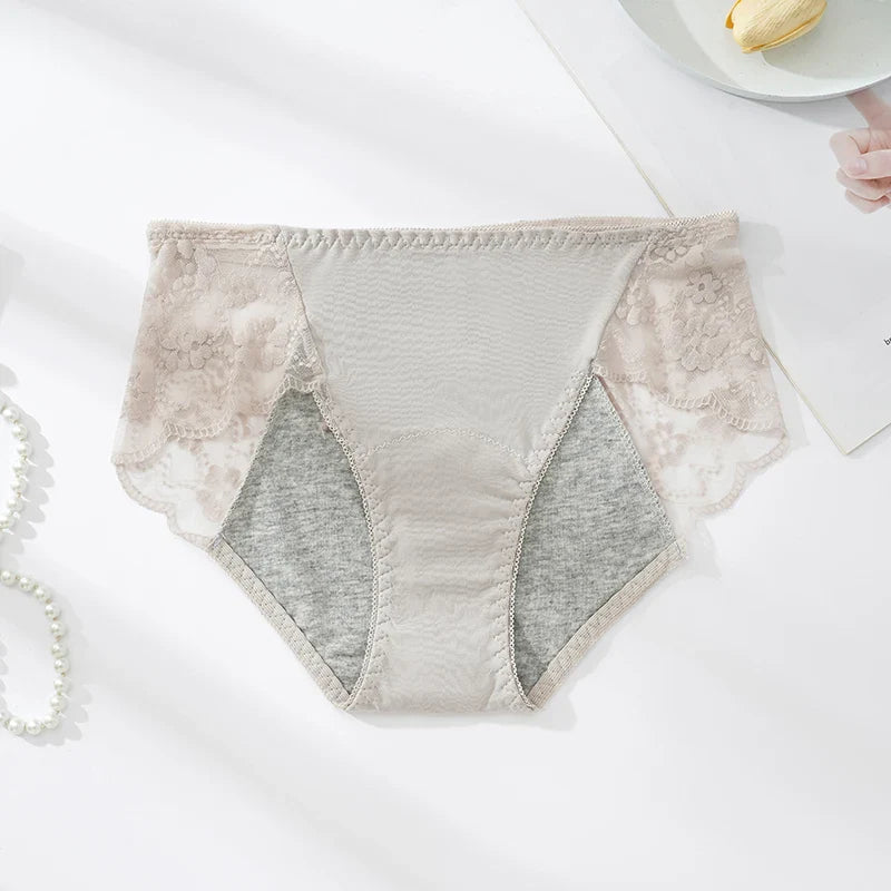 Figi menstruacyjne z koronką Iza-okresowelove.pl