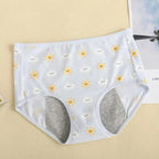 Menstruacyjne figi z zabawnym nadrukiem Oliwia