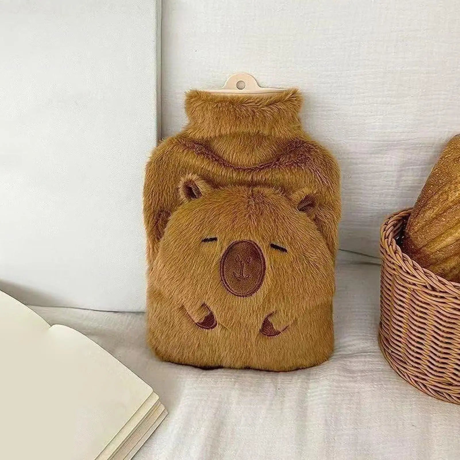 Termofor kapibara 1000ml Róża